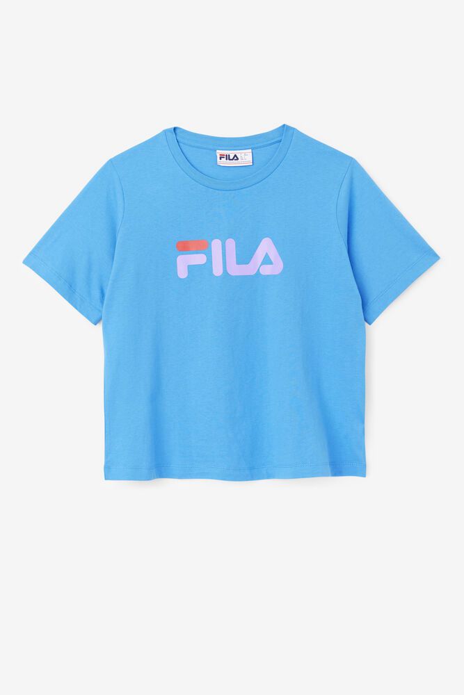 Fila T-Shirt Dame Blå Thea EBD-358290